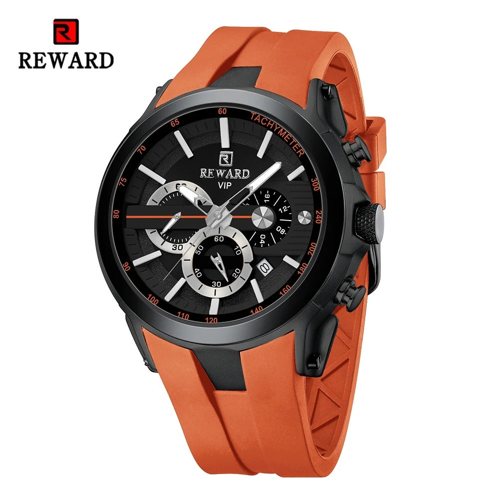 REWARD VIP New Fashion Watch for Men Leather Strap