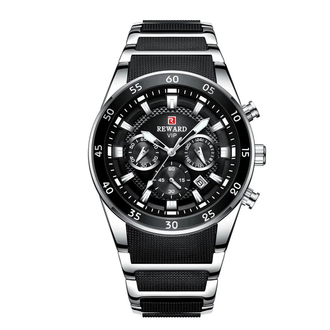 Reward Analog Quartz Chronograph Waterproof Watch - RD81011M