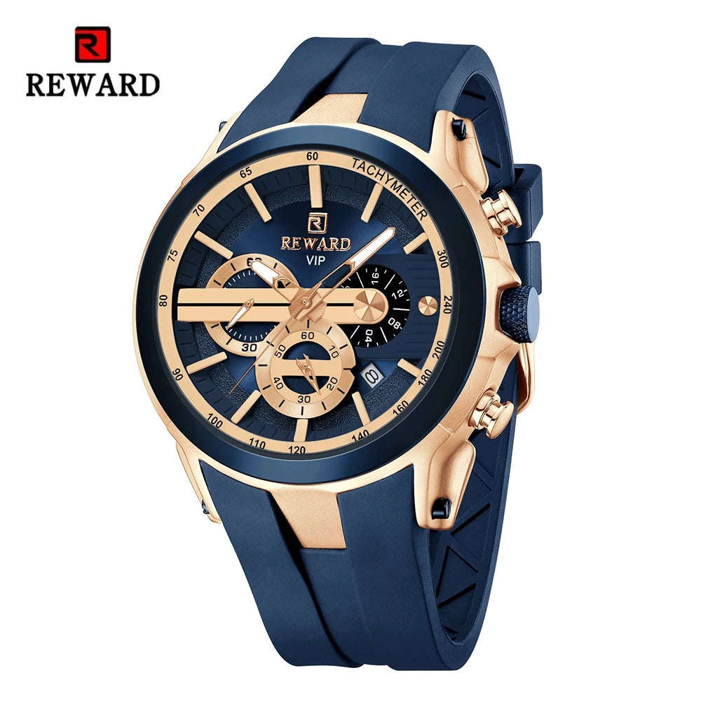 REWARD VIP New Fashion Watch for Men Leather Strap