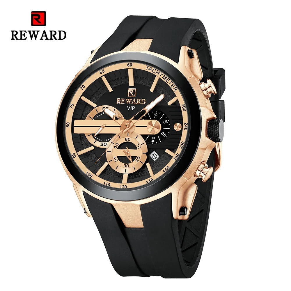 REWARD VIP New Fashion Watch for Men Leather Strap