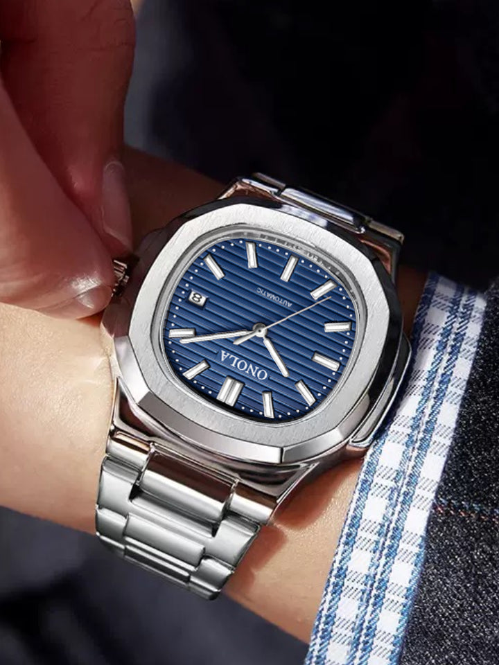 Men’s Modern Automatic Mechanical Watch ONOLA 3853G –  30 m Waterproof Stainless Steel