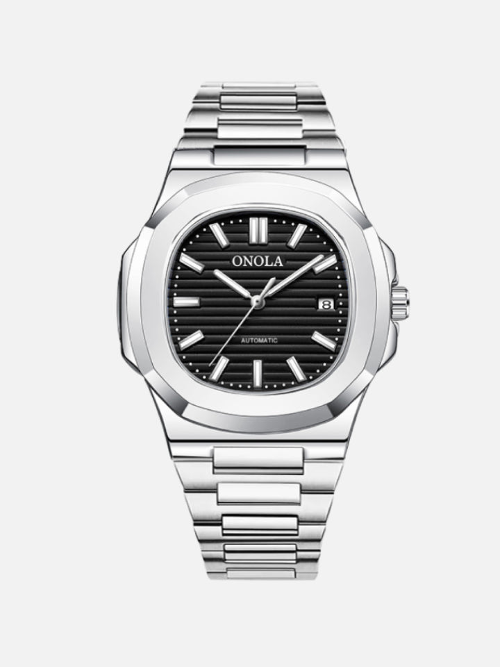 Men’s Modern Automatic Mechanical Watch ONOLA 3853G –  30 m Waterproof Stainless Steel