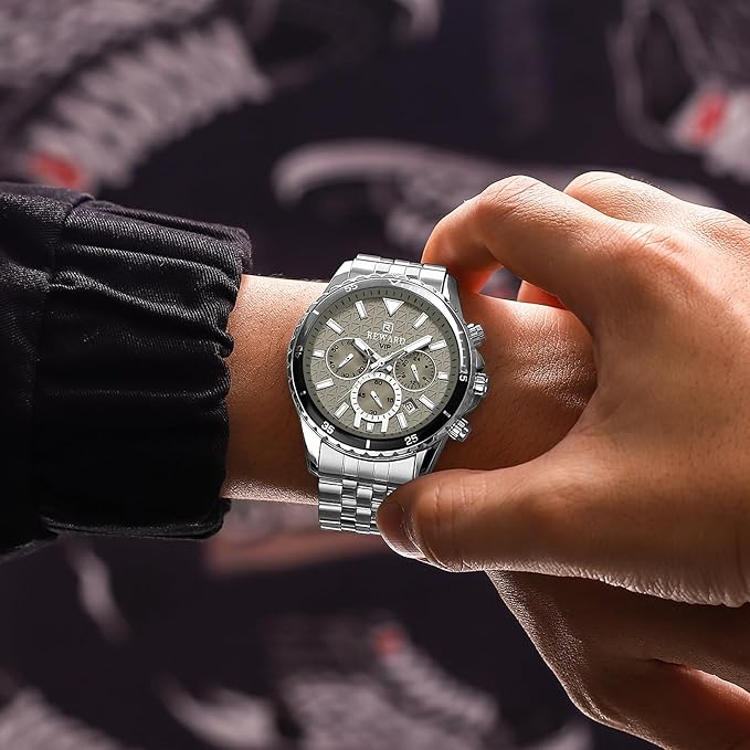 REWARD Watches Gift for Man Stylish Fashion Analog Quartz Watch for Men