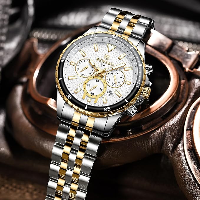REWARD Watches Gift for Man Stylish Fashion Analog Quartz Watch for Men