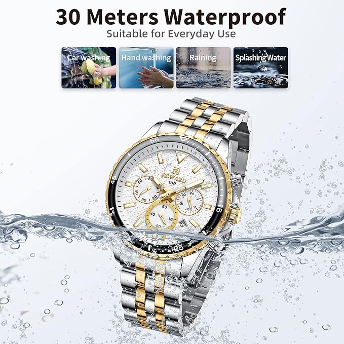 REWARD Watches Gift for Man Stylish Fashion Analog Quartz Watch for Men