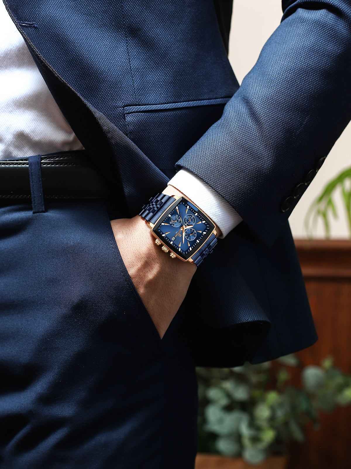 REWARD Waterproof Luminous Stainless Men’s Watch, Premium Men’s Quartz Timepiece - Image 8