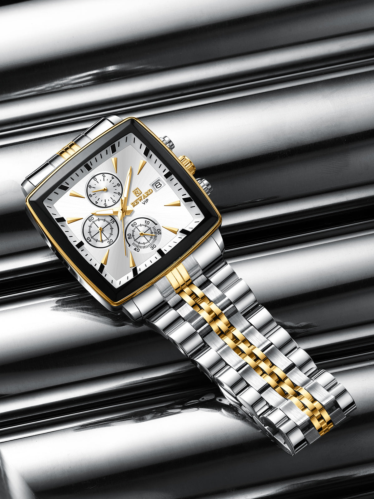 REWARD Waterproof Luminous Stainless Men’s Watch, Premium Men’s Quartz Timepiece - Image 17