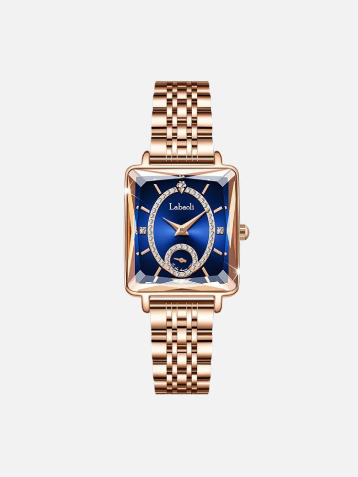 LABAOLI Women’s Waterproof Quartz Watch | Stainless Steel Band, 3 BAR Water Resistance – Luxury Alloy Case