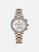 REWARD Fashion Women Wristwatch Stainless Steel Strap Quartz, Waterproof, Chronograph & Calendar