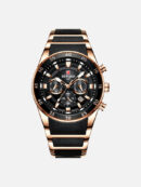 Reward Analog Quartz Chronograph Waterproof Watch - RD81011M