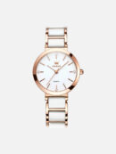 Women’s Quartz Watch OLEVS 5877 – Waterproof Ceramic Band, Elegant Design