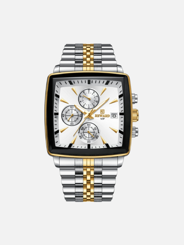 REWARD Waterproof Luminous Stainless Men’s Watch, Premium Men’s Quartz Timepiece